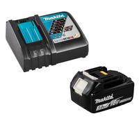 Makita BL1830B 197599-5 Kit de batería de 18V 3.0Ah y Cargador DC18RC 195584-2