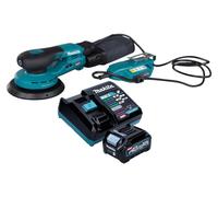 Makita BO 002 CGD101 Lijadora rotorbital sin cable 40 V máx. 150 mm 5,0 mm carrera Sin escobillas + 1x batería recargable 2,5 Ah + cargador