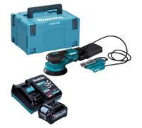 Makita BO 003 CGD101 Lijadora rotorbital sin cable 40 V máx. 125 mm 3,0 mm carrera Sin escobillas + 1x batería recargable 2,5 Ah + cargador + Makpac