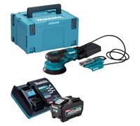 Makita BO 003 CGT101 Lijadora rotorbital sin cable 40 V máx. 125 mm 3,0 mm carrera Sin escobillas + 1x batería recargable 5,0 Ah + cargador + Makpac