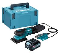 Makita BO 005 CGD101 Lijadora orbital sin cable 40 V máx. 80 x 130 mm 3,0 mm carrera Sin escobillas + 1x batería recargable 2,5 Ah + Makpac - sin cargador