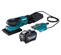 Makita BO 005 CGT1 Lijadora orbital sin cable 40 V máx. 80 x 130 mm 3,0 mm carrera Sin escobillas + 1x batería recargable 5,0 Ah - sin cargador