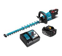 Makita - Cortasetos AKU 18V 60 cm, 1x batería 5,0 Ah LXT, cargador DUH602RT