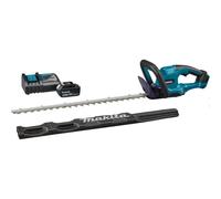 Makita - Cortasetos AKU 18V 60 cm, 1x batería 5,0 Ah LXT, cargador DUH607RT