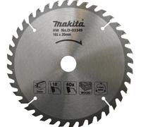 Makita d-03349, disco hm 165 mm, 40 dientes, espesor 1,5 mm, ángulo d