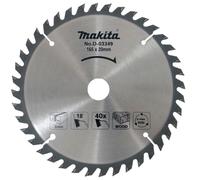 MAKITA - D-03349 Disco sierra circular , Standard TCT, 165 x 20 mm, 40 D MAKITA