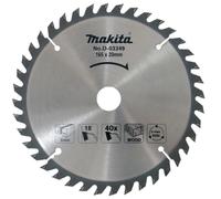 MAKITA - D-03349 Disco sierra circular , Standard TCT, 165 x 20 mm, 40 D MAKITA