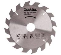 MAKITA - D-03903 Disco sierra circular , Standard TCT, 185 x 30 mm, 16 D MAKITA