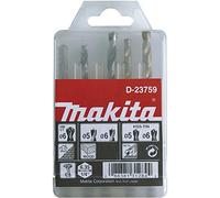 Makita d-23759 - estuche de brocas para madera, metal y ladrillo 1/4'