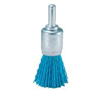MAKITA D-45733 D-45733-Cepillo de Nylon de Acabado de 30mm vastago 6mm Grano 240 Espesor 0.7 mm, Negro