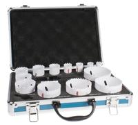 Makita D-47307, Juego de brocas, universal, 16,19,22,25,32,35,37,44,51,57,64,68,76 mm, 16 piezas, 13 piezas