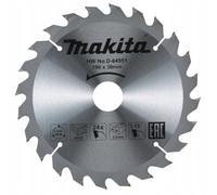 Makita D-64951-Disco TCT 190/30/24t Madera, Negro