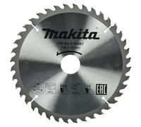 Makita D-64967 D-64967-Disco TCT 190/30/40t Madera, Negro