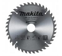 Makita D-64973-Disco TCT 190/30/40t Madera, Negro