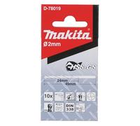 Makita D-78019 Broca para metal HSS-GS 2,0 x 49 mm