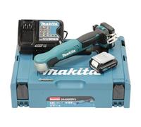 Makita DA332DSYJ - Taladro angular de batería de 10,8 V, cargador en Makpac, gasolina, con 2 baterías de 1,5 Ah