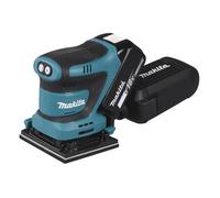 Makita Dbo480rtj Lijadora Orbital 18v Lxt 112x102mm 5ah 2 Bat. Plástico,velcro
