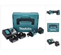 Makita DCO 181 RGJ cortadora rotativa sin cable 18 V 32000 rpm sin escobillas + 2x batería recargable 6,0 Ah + cargador + Makpac