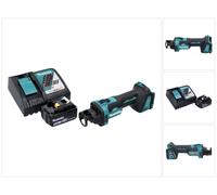 Makita DCO 181 RT1 cortadora rotativa sin cable 18 V 32000 rpm sin escobillas + 1x batería recargable 5.0 Ah + cargador