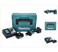 Makita DCO 181 RT1J Cortadora rotativa sin cable 18 V 32000 rpm sin escobillas + 1x batería 5.0 Ah + cargador + Makpac
