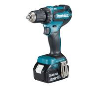 Makita - Atornillador 18V AKU, 2x batería 5,0 Ah, cargador DDF485RTJ