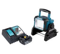 Makita DEADML 811 RT1 Proyector inalámbrico para la construcción 14,4 / 18 V 3000 lm LED + 1x batería recargable 5,0 Ah + cargador