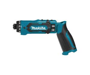 Makita DF012DZ Atornillador de ángulo 7,2V azul/negro