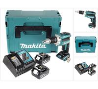 Makita DFS 250 RGJ Atornillador a batería 18V / Brushless + Makpac 2 + 2x Batería 6,0 Ah + Cargador DC18RC
