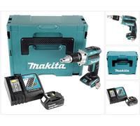 Makita DFS 250 RT1J 18 V Atornillador sin escobillas para tabiquería seca + 1x Batería 5.0 Ah + Cargador + Maletín Makpac