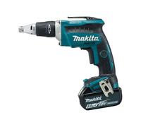 Makita Atornilladora eléctrica 18 V – incluye 2 baterías y cargador en MAKPAC0