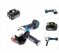 Makita DGA 504 F1 Mini-Amoladora inalámbrica 125 mm 18 V + 1x Batería BL 1830 3,0 Ah ( Sin cargador, sin maletín )
