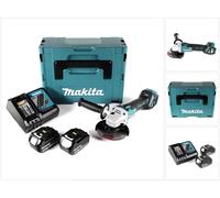 Makita Amoladora de ángulo DGA511RTJ 18 V/5,0 Ah incluye 2 baterías y cargador