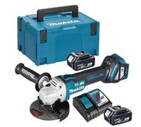 Makita DGA513ZJ Amoladora Angular 18V LXT 125/115mm BRUSHLESS 2x3Ah MAKPAC
