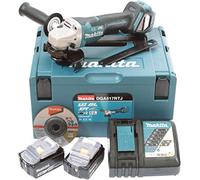 Makita dga517rtj - amoladora angular inalámbrica (18 v, 5,0 ah, con i