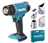 Makita DHG181ZK - Ventilador de Aire Caliente con batería (18 V, sin batería, sin Cargador) en maletín de Transporte, Color Azul