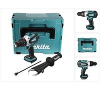 Makita Taladro combinado DHP458ZJ 91 Nm 18V + maletín Makpac