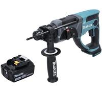 Makita DHR 202 T1 - Martillo combinado con batería (18 V, 2,0 J, SDS Plus + 1 batería de 5,0 Ah, sin cargador)