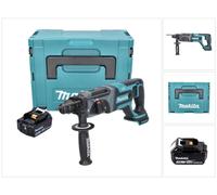 Makita DHR 241 F1J Martillo combinado a batería 18V con SDS-Plus en Makpac 3 + 1x Batería BL 1830 3,0 Ah - Sin cargador incluido