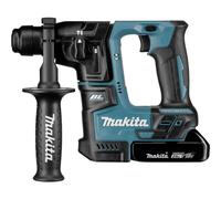 Makita Taladro DHR171RAJ con 2x baterías BL1820B (18 V / 2.0 Ah) y cargador DC18RC