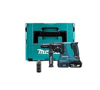 Makita Dhr243F1J Sds Plus - Perforadora para cincel (2 julios, 24 mm, Bl Lxt 18 V, 18 V, 3 Ah, ion de litio, incluye estuche Makpac)