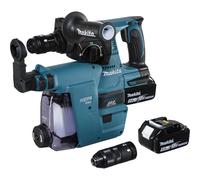 Makita Martillo combinado MAKPAC SDS-Plus 18 V 5,0 Ah 2 baterías y cargador