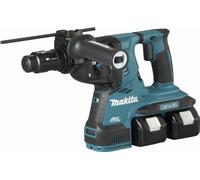Makita DHR281PT2J, taladro percutor con empuñadura tipo pistola, sistema SDS Plus, motor sin escobillas, color y azul, 5000 revoluciones por minuto, 3,2 cm