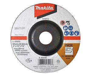 Makita Disco abrasivo inox, 125 mm, 100 piezas, A-80656