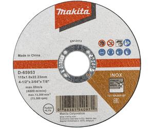 Makita Disco de Corte Delgado 115 x 1.2 mm INOX