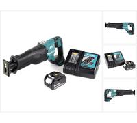 Makita DJR 187 RT1 Sierra de sable a batería 18V + 1x Batería BL1850 5,0 Ah + Cargador DC 18 RC - Sin maletín incluido