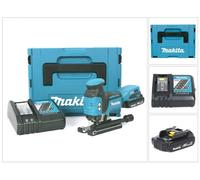 Makita DJV 181 RY1J Sierra caladora a batería 18 V en Makpac 2 + 1x Batería BL 1815 N + Cargador DC 18 RC