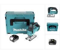 Makita DJV 182 F1J Sierra caladora a batería 18 V en Makpac 2 + 1x Batería BL1830 3,0 Ah - Sin cargador incluido