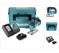 Makita DJV 182 RY1J Sierra caladora inalámbrica 26 mm 18 V en Makpac 2 + Batería BL 1815 N + Cargador DC 18 RC