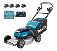 Makita DLM533 - Cortacésped de batería autopropulsado - 4x18V/5Ah - Corte de 53 cm