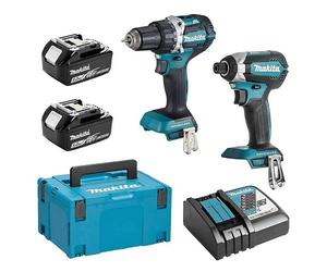 Makita DLX2189TJ - Combiset 2-delig (DDF484 + DTD153) 18V 5.0Ah in Mbox
